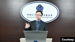 台湾海基会秘书长罗文嘉呼吁台北市长蒋万安在即将举办的双城论坛上，正式向中共提出三名台湾人失去消息的信息，盼给家属一个答复。(台湾海基会提供)