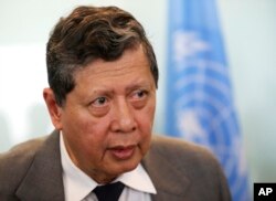 Mantan jaksa agung yang juga Pelapor khusus PBB atas HAM di Korea Utara 2010-2016, Marzuki Darusman. (Foto: AP)