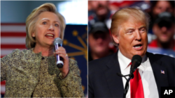 'Yan Takarar Neman Shugabancin Amurka, Hillary Da Trump