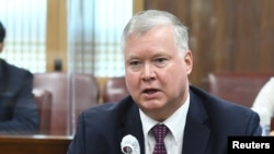 스티븐 비건 전 미국 국무부 부장관.