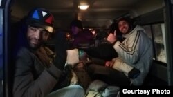 Spašeni migranti u vozilu FUCZ