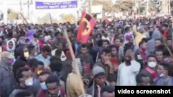 Addis Ababa on farwell of singer hachalu