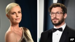 Charlize Theron and Andy Samberg