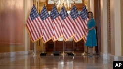 Nensi Pelosi uoči sednice Predstavničkog doma, 13. mart 2020.