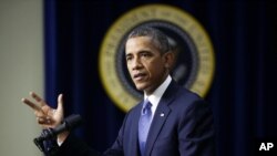 Presiden Amerika Serikat Barack Obama di Gedung Putih, Washington DC (Foto: dok).