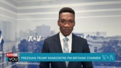 Trump Rankontre Premye Minis Britanik la nan Lamezonblanch