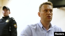 Le principal opposant au Kremlin, Alexeï Navalny, à Moscou, Russie, 12 juin 2917.