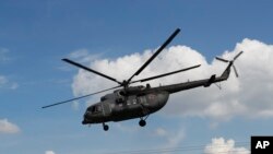 Helikopter Mi-8 berpenumpang 21 orang beserta tiga awaknya, melakukan pendaratan darurat di Siberia, Rabu pagi, 25 Desember 2019. (Foto: ilustrasi)