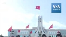 La chorégraphie féministe chilienne "Le violeur, c'est toi!" scandée à Tunis