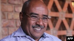 Abdelmoneim Abu Idris Ali, le journaliste de l'AFP, à Khartoum, le 3 janvier 2016.