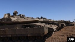 تانک‌های اسرائيلی در بلندی‌های جولان - آرشیو