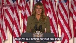 First Lady Melania Trump RNC Speech: August 25, 2020