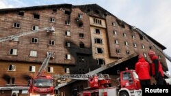Kartalkaya kayak merkezinde bulunan Grand Kartal Oteli'nde çıkan yangında 76 kişi hayatını kaybetti.