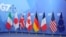 七大工业国的旗帜（2020年7月27日）。