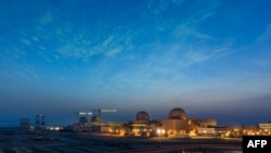 1일 아랍에미리트연합 아부다비의 바라카 원자력발전소. 