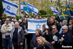 تظاهرات طرفداران اسرائیل در مالمو