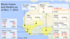 Ebola Cases and Deaths as of Nov. 11, 2014