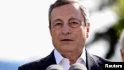 FILE - Italian Prime Minister Mario Draghi.