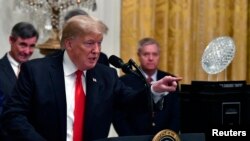 រូបឯកសារ៖ ប្រធានាធិបតីអាមេរិកលោក Donald Trump