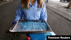 AstraZeneca vaccination in southern Spain, March 25, 2021.