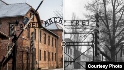 Auschwitz xưa và nay.