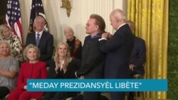 Messi, Hillary Clinton, Magic Johnson Pami Pèsonaj ki Resevwa Meday Prezidansyèl Libète a