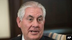 Rex Tillerson, pressenti pour le poste de secrétaire d'Etat américain.(AP Photo/J. Scott Applewhite)