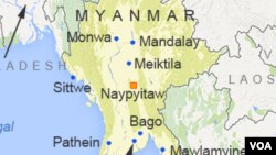 រូបឯកសារ៖ នៅក្នុងរូបផែនទីនេះ បង្ហាញពី​ទីក្រុង Meiktila ដែលស្ថិតនៅភាគខាងជើង​នៃរដ្ឋធានីណៃពិដោរ។ អ្នក​នាំពាក្យ​យោធា​បាន​និយាយ​ថា​ មូលដ្ឋាន​ទ័ព​អាកាស​នៅ​កណ្តាល​ទីក្រុង Magway និង Meiktila បានរង​ការ​បាញ់​ប្រហារ​ដោយ​រ៉ុក្កែត​កាលពី​ព្រឹក​ព្រលឹម​ថ្ងៃ​ព្រហស្បតិ៍ ទី២៩ ខែមេសា ឆ្នាំ២០២១។ ​​