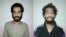 FILE - A combination picture released Feb. 9, 2018, shows Alexanda Kotey and El Shafee Elsheikh in undated handout pictures in Amouda, Syria. 