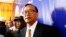 Cambodia National Rescue Party President Sam Rainsy looks on after a press conference in his main party headquarters in Phnom Penh, Cambodia, July 29, 2013.