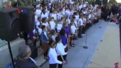 Pagelaran Angklung Siswa SD di Washington DC