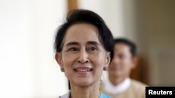 缅甸民主派领袖昂山素季。（资料照片）