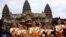 FILE PHOTO- Dancers perform during a ceremony at the Angkor Wat temple to pray for peace and stability in Cambodia, in Siem Reap province, Cambodia December 2, 2017. (REUTERS/Samrang Pring)