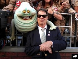 Dan Aykroyd is seen at the Los Angeles Premiere of Columbia Pictures' “Ghostbusters” at TCL Chinese Theatre in Los Angeles, July 9, 2016.