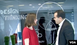 Accenture's Khalid Lahraoui says the company's focus on diversity improves its performance and competitiveness. (L. Bryant/VOA)