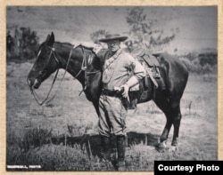Theodore Roosevelt in the Badlands of Dakota Territory, 1884. Courtesy: Library of Congress Prints and Photographs Division. TR Digital Library, Dickinson State University.