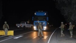 თავდაცვის ძალები მარნეულის შესასვლელში