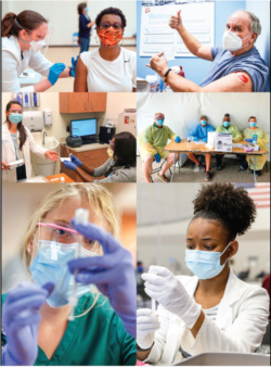 Vaksinasi COVID-19 di kampus Shenandoah University, 18 Maret 2021. (Foto Facebook: Shenandoah University).