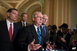 미치 매코넬(켄터키· 가운데) 공화당 상원 원내대표