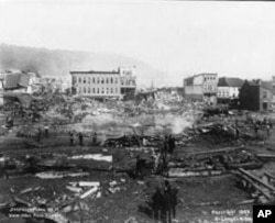 Johnstown, Pennsylvania after the Great Flood of 1889