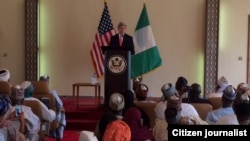 John Kerry a Sokoto yana jawabi