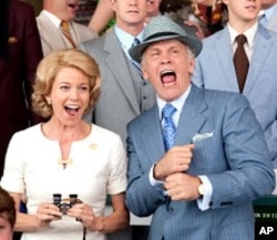 Diane Lane and John Malkovich in a scene from "Secretariat"
