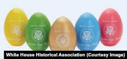 The 2018 White House commemorative Easter eggs are the official souvenir wooden eggs sold by the White House Historical Association.