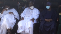 Jami'an gwamnatin da suka halarci wajen jana'izar (Twitter/Nigerian Army)