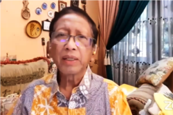 Ketua Satgas Covid -9 PB IDI, Prof dr Zubairi Djoerban, dalam tangkapan layar. (Foto: VOA/Nurhadi Sucahyo)