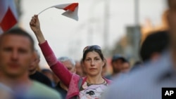 Belaruslik namoyishchi