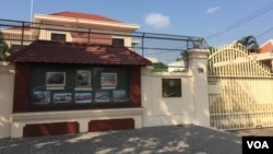 North Korean Embassy in Phnom Penh, Cambodia, Tuesday January 05, 2016. (Phorn Bopha/VOA Khmer)