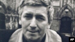 FILE - Undated file photo of of Bulgarian dissident Georgi Markov. Markov, a renowned writer and journalist. In 1978, Markov died after an unidentified man fired a poison-laced pellet into him from a special mechanism concealed in an umbrella.