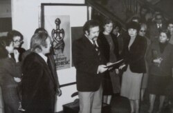 Svečano otvaranje izložbe Ahmeda Bešića, 7. april 1977. godine, Dom kulture Banja Luka (Parkic.blogspot.com)