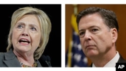 Hillary Clinton da James Comey